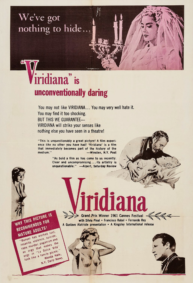 American poster advertising Viridiana