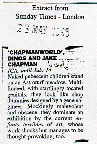 Chapmanworld coverage from West End Extra
