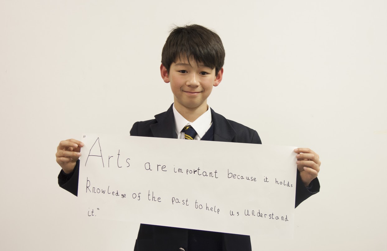 KS3 pupils from a London school give their thoughts about cuts to the arts