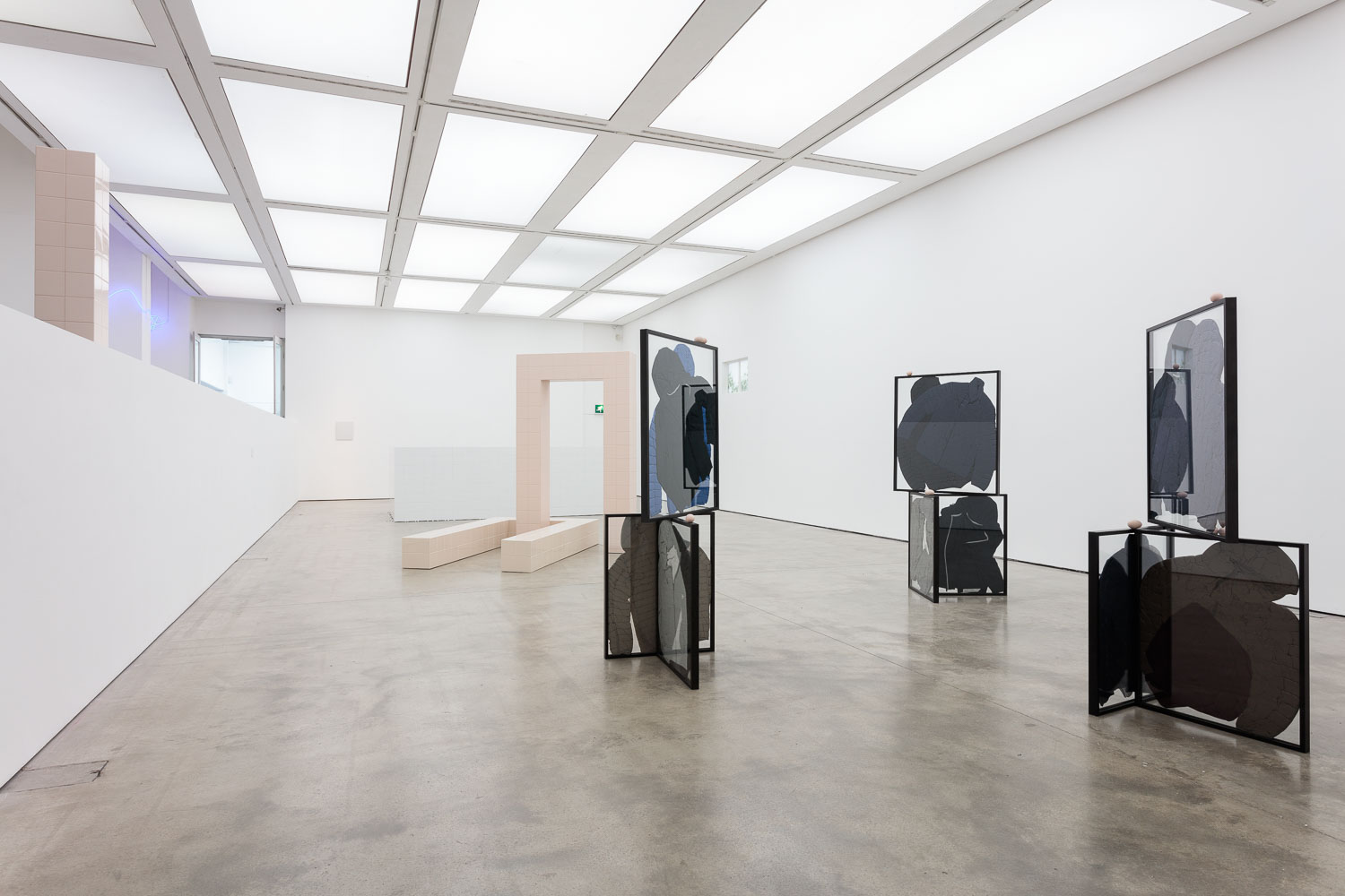 Installation view of Prem Sahib: Side On. Institute of Contemporary Arts London (ICA) Photo: Mark Blower