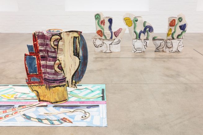 Installation view of Betty Woodman: Theatre of the Domestic. Photo: Mark Blowerr