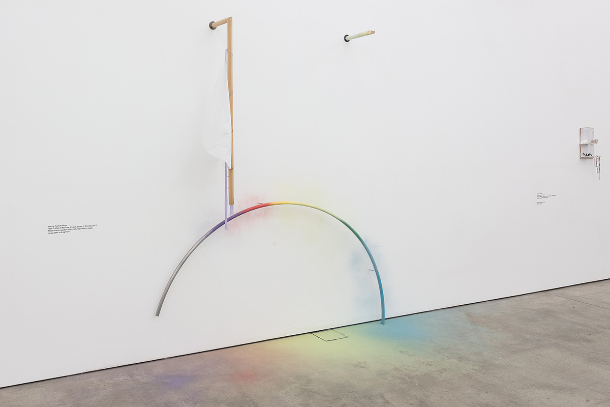 Leonor Serrano Rivas, How To Make A Rainbow Or Arch Appear In The Sky (2015), installation photography by Mark Blower