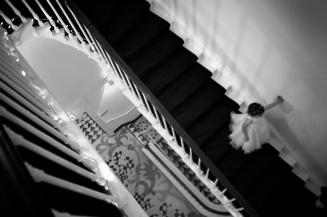 Grand staircase leading to the Nash and Brandon Rooms.