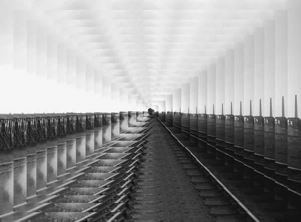 Savinder Bual, Train (detail) 2009. Video, 2 sec (looped)  (original photograph courtesy of Pete Hackney)