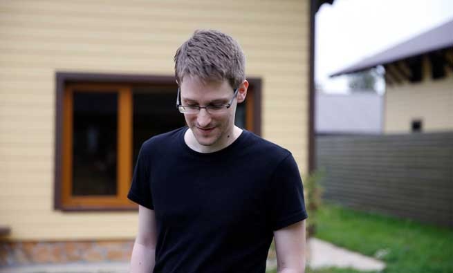 Edward Snowden in CITIZENFOUR, 2016, photo courtesy of RADiUS-TWC