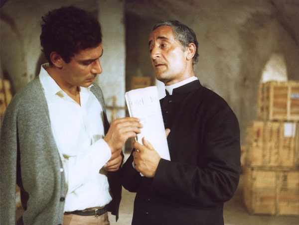Gian Maria Volonté and Mario Scaccia in Elio Petri's We Still Kill the Old Way, 1967