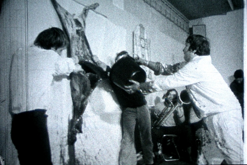 Still from: Irm & Ed Sommer, Nitsch, 1969, 16mm  Courtesy LUX and the artist