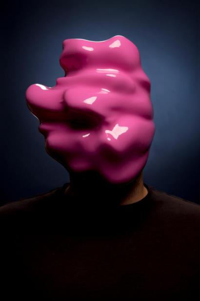 Zach Blas, Facial Weaponization Suite: Fag Face Mask, 2012