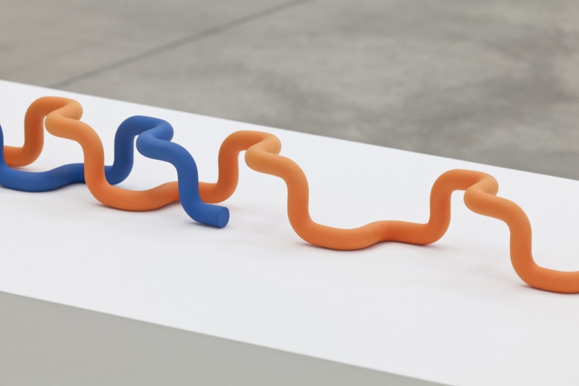 Tauba Auerbach, installation view of S Helix, 2014. Photo: Paul Knight