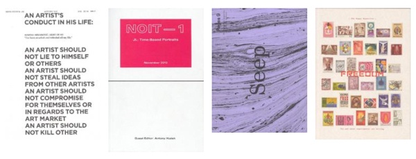 Self Published Zines and Journals of the Month