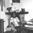 James Baldwin in his house in Saint-Paul de Vence