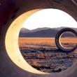 Nancy Holt, Sun Tunnels (detail), 1973-76, Great Basin Desert, Utah at sunrise. © Nancy Holt/ DACS, London/VAGA, New York 2012
