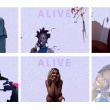 E. Jane, Alive (Not Yet Dead), 2015 - selfies by Tabita Rezaire, Jasmine Nyende, Jasmine Gibson (top left to right), Tomashi Jackson, E. Jane and Juliana Huxtable (bottom left to right)